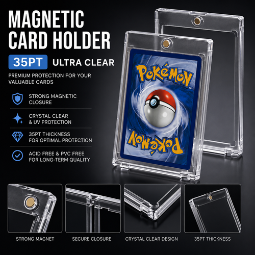 Premium Magnetic Card Holder