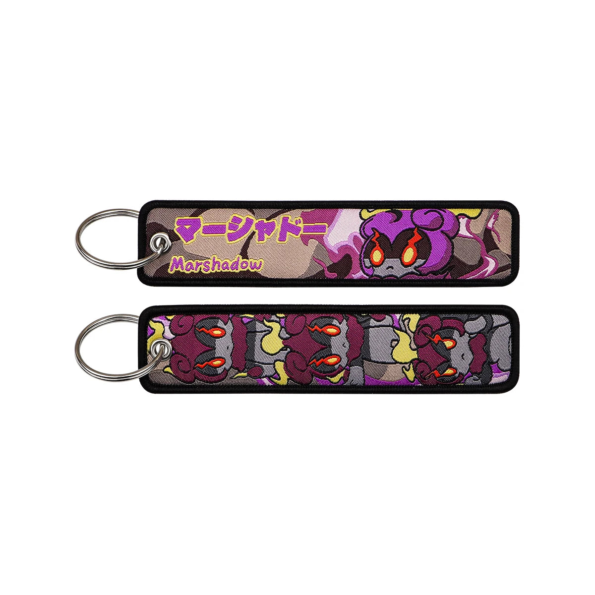 Pokémon Embroidered Keychain – Premium Double-Sided Anime Key Tag
