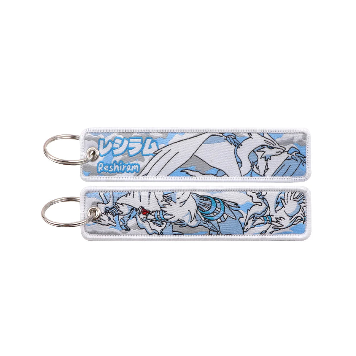 Pokémon Embroidered Keychain – Premium Double-Sided Anime Key Tag