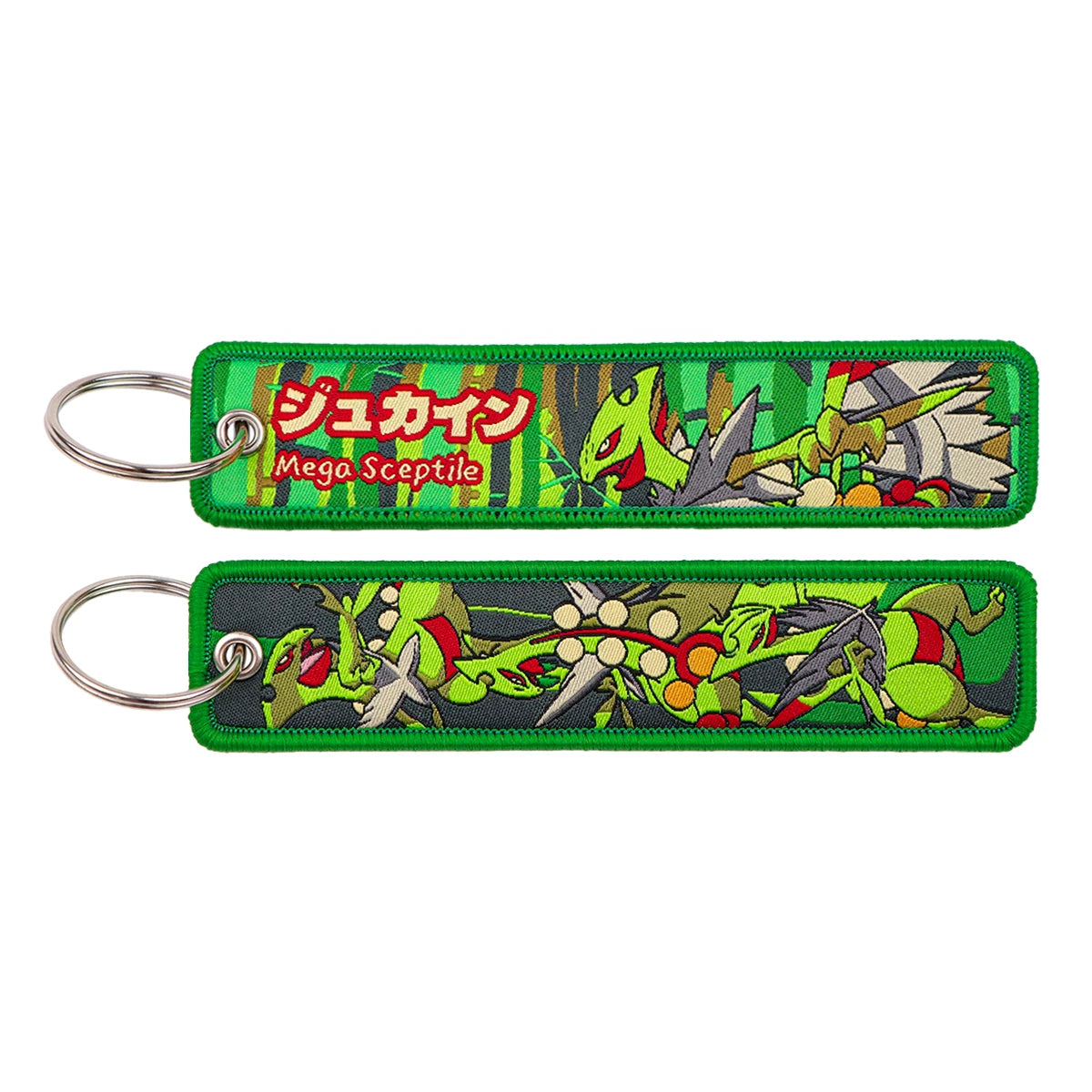 Pokémon Embroidered Keychain – Premium Double-Sided Anime Key Tag