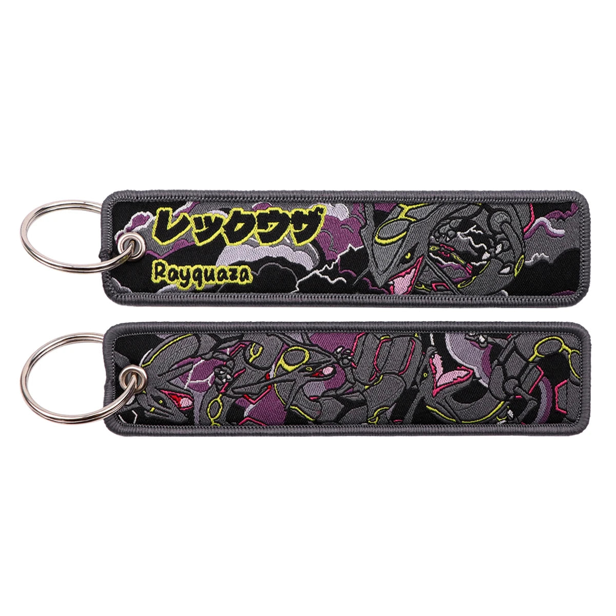 Pokémon Embroidered Keychain – Premium Double-Sided Anime Key Tag