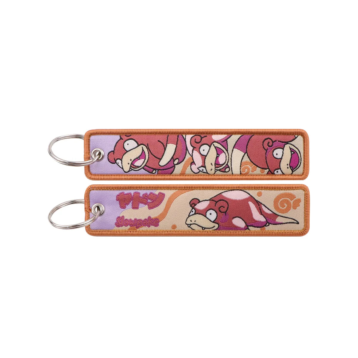 Pokémon Embroidered Keychain – Premium Double-Sided Anime Key Tag