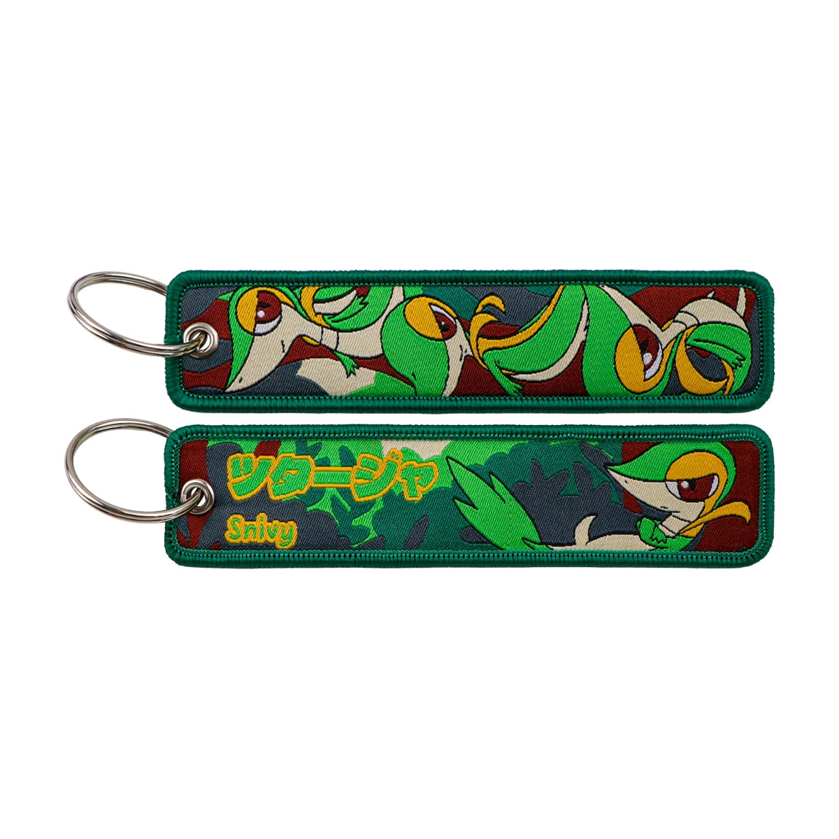 Pokémon Embroidered Keychain – Premium Double-Sided Anime Key Tag