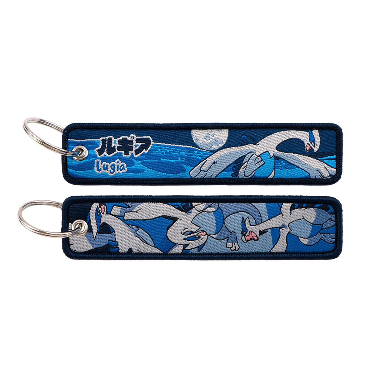 Pokémon Embroidered Keychain – Premium Double-Sided Anime Key Tag