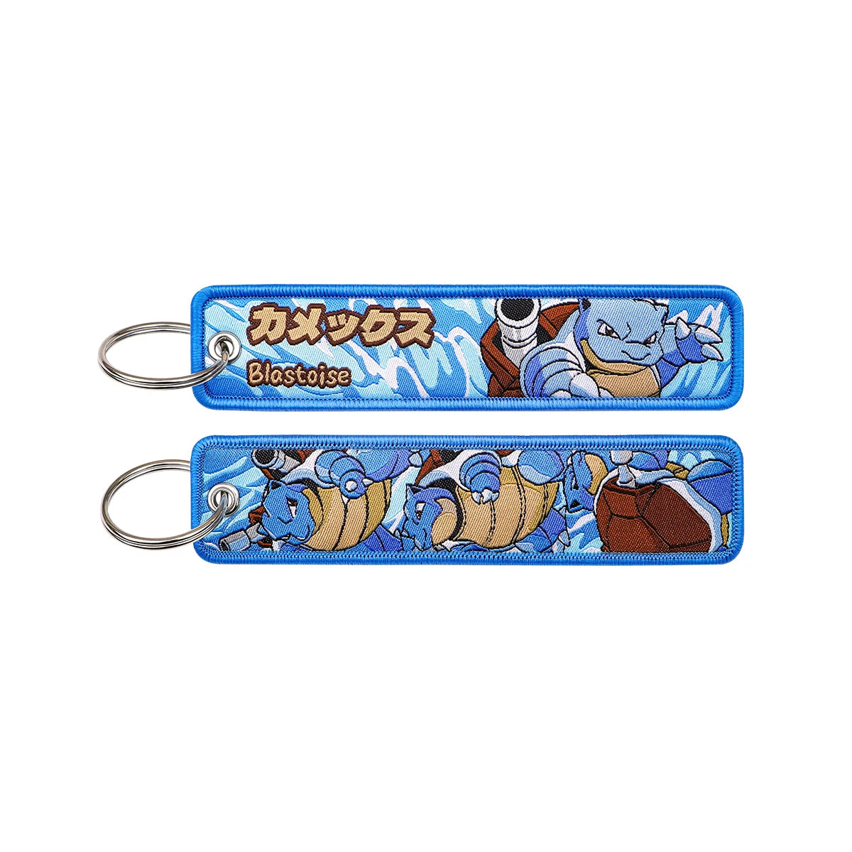 Pokémon Embroidered Keychain – Premium Double-Sided Anime Key Tag
