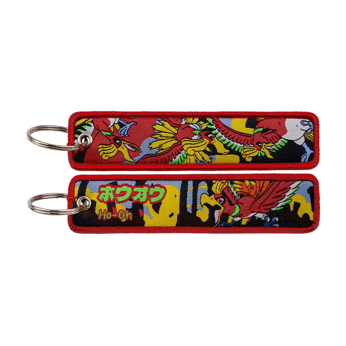 Pokémon Embroidered Keychain – Premium Double-Sided Anime Key Tag