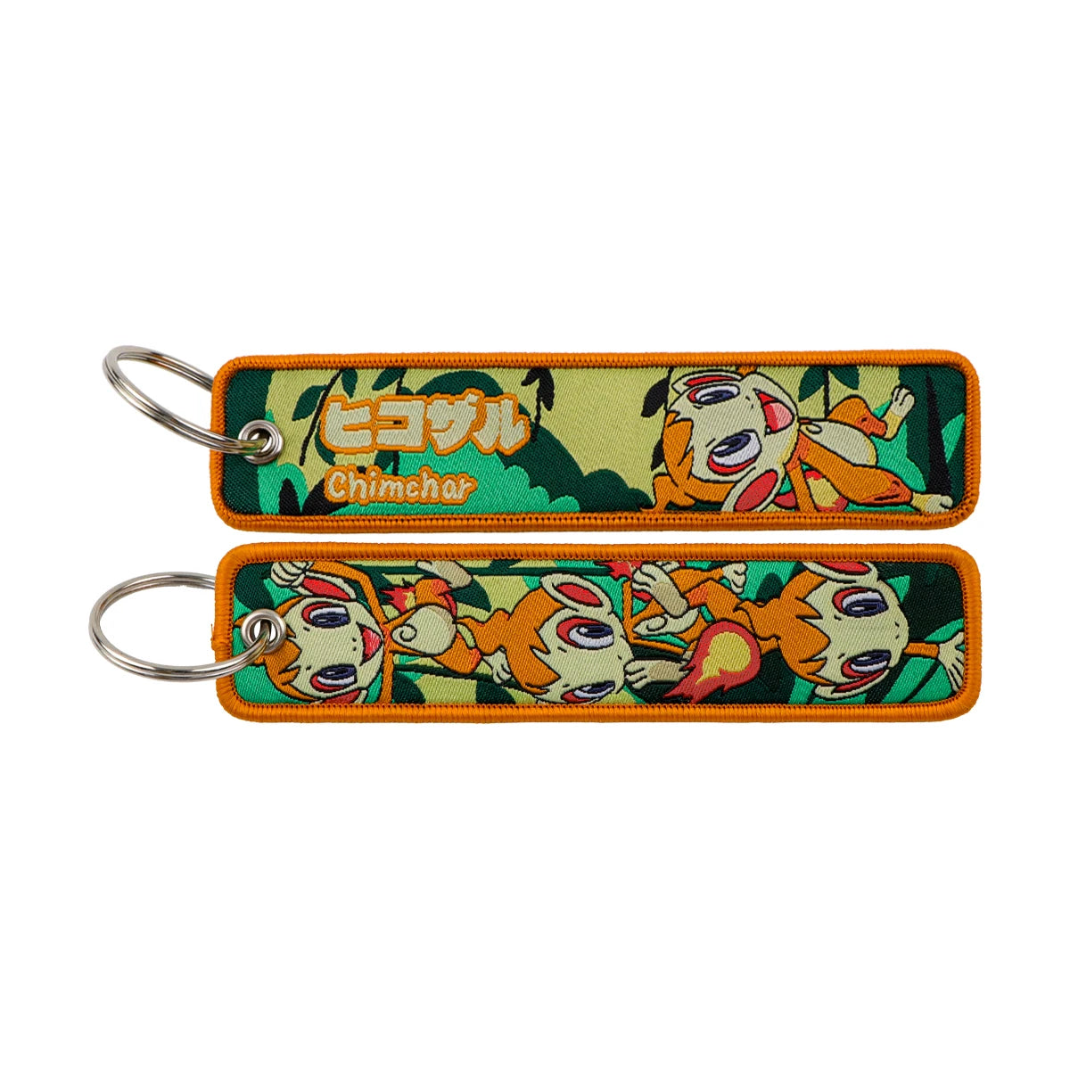 Pokémon Embroidered Keychain – Premium Double-Sided Anime Key Tag