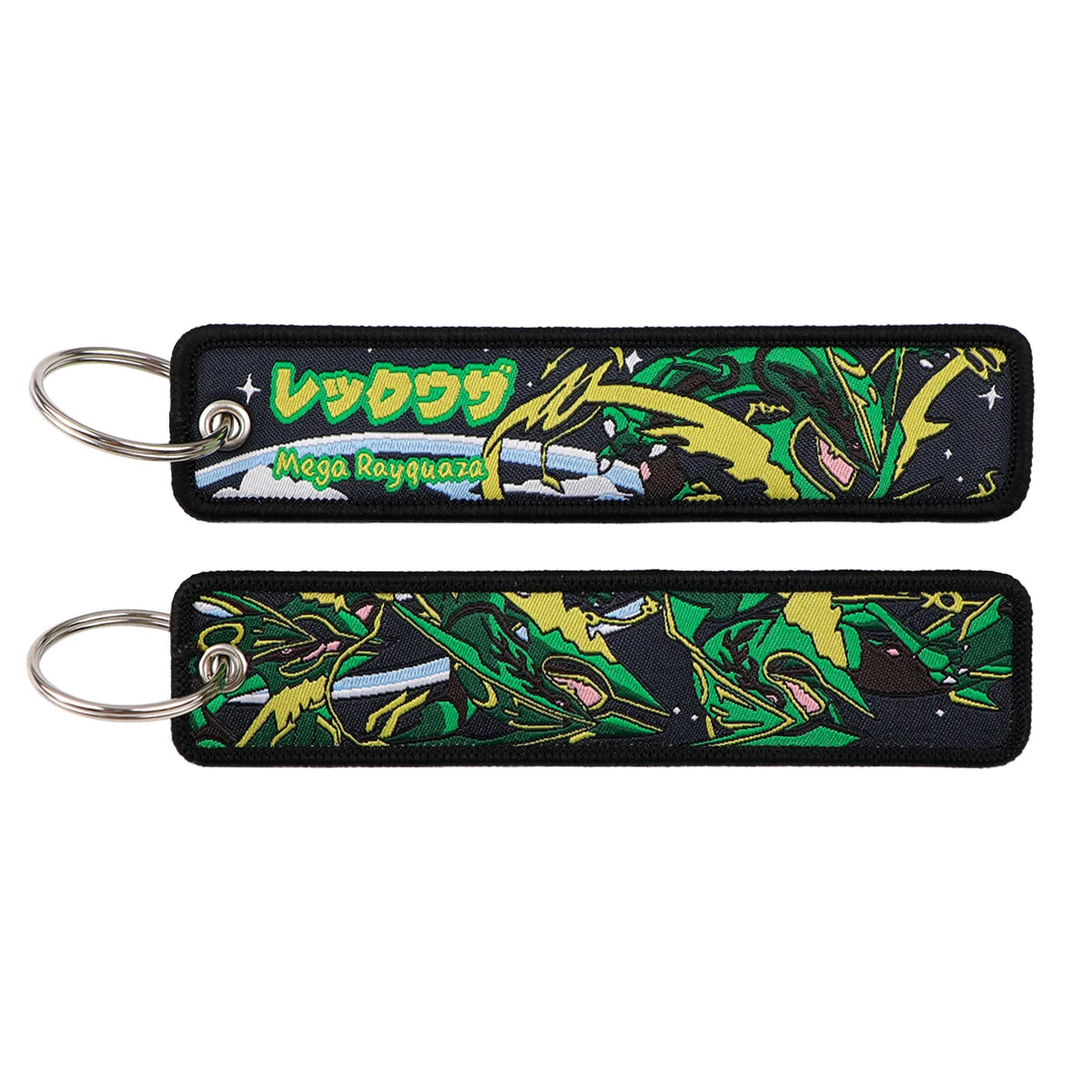 Pokémon Embroidered Keychain – Premium Double-Sided Anime Key Tag