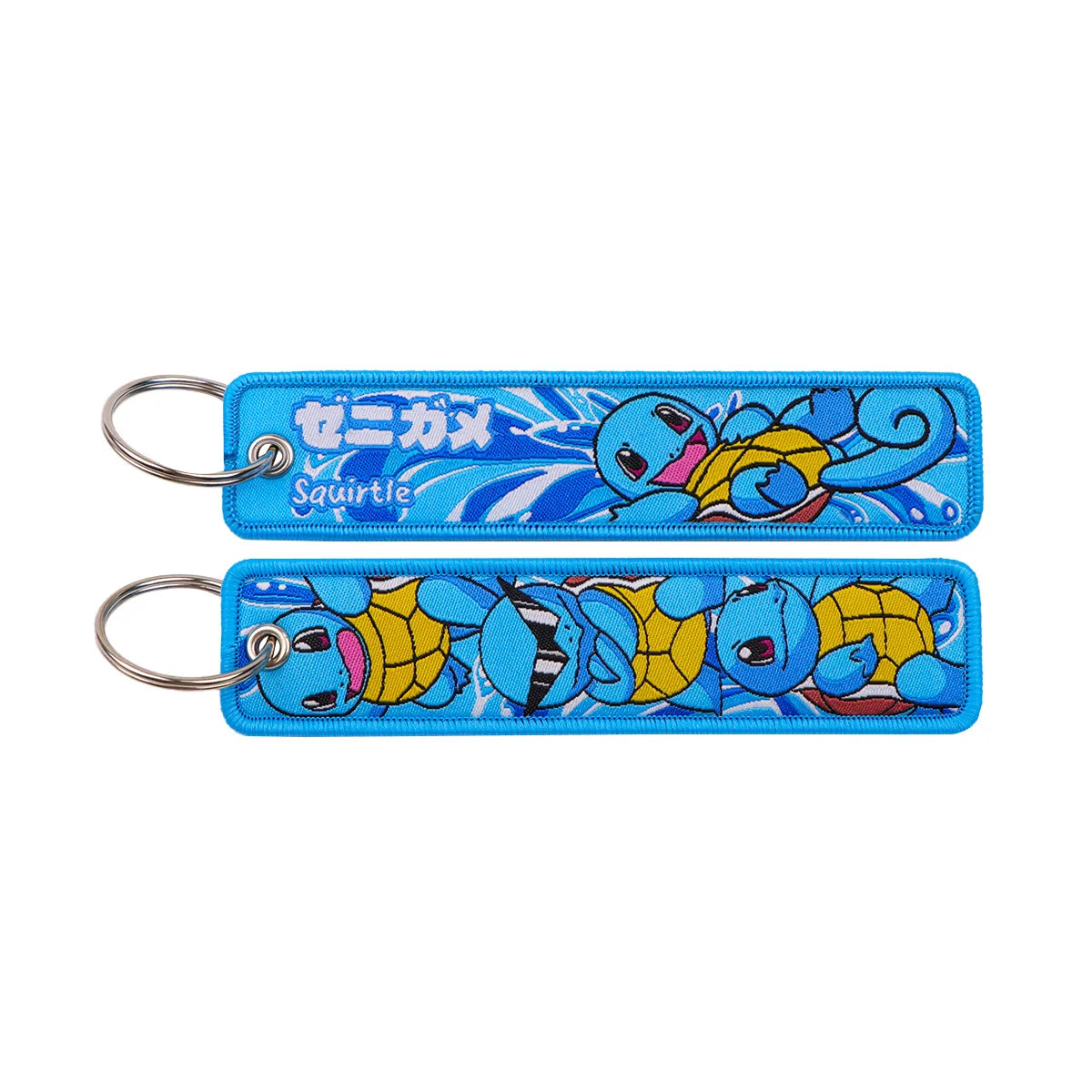 Pokémon Embroidered Keychain – Premium Double-Sided Anime Key Tag