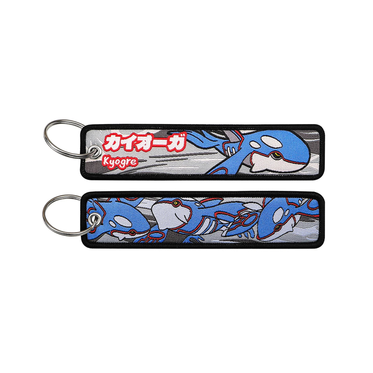 Pokémon Embroidered Keychain – Premium Double-Sided Anime Key Tag