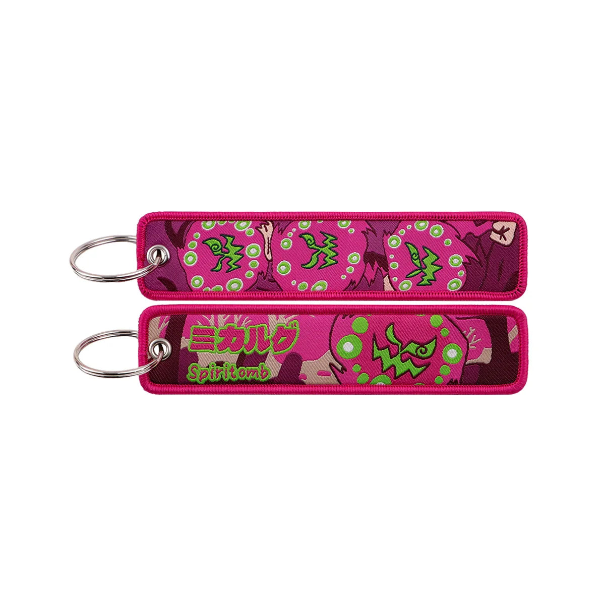 Pokémon Embroidered Keychain – Premium Double-Sided Anime Key Tag