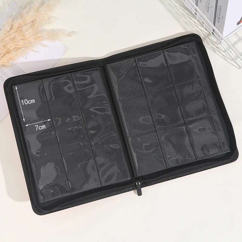 Premium Trading Card Binder – Zipper Album for Pokémon, TCG & Sports Cards