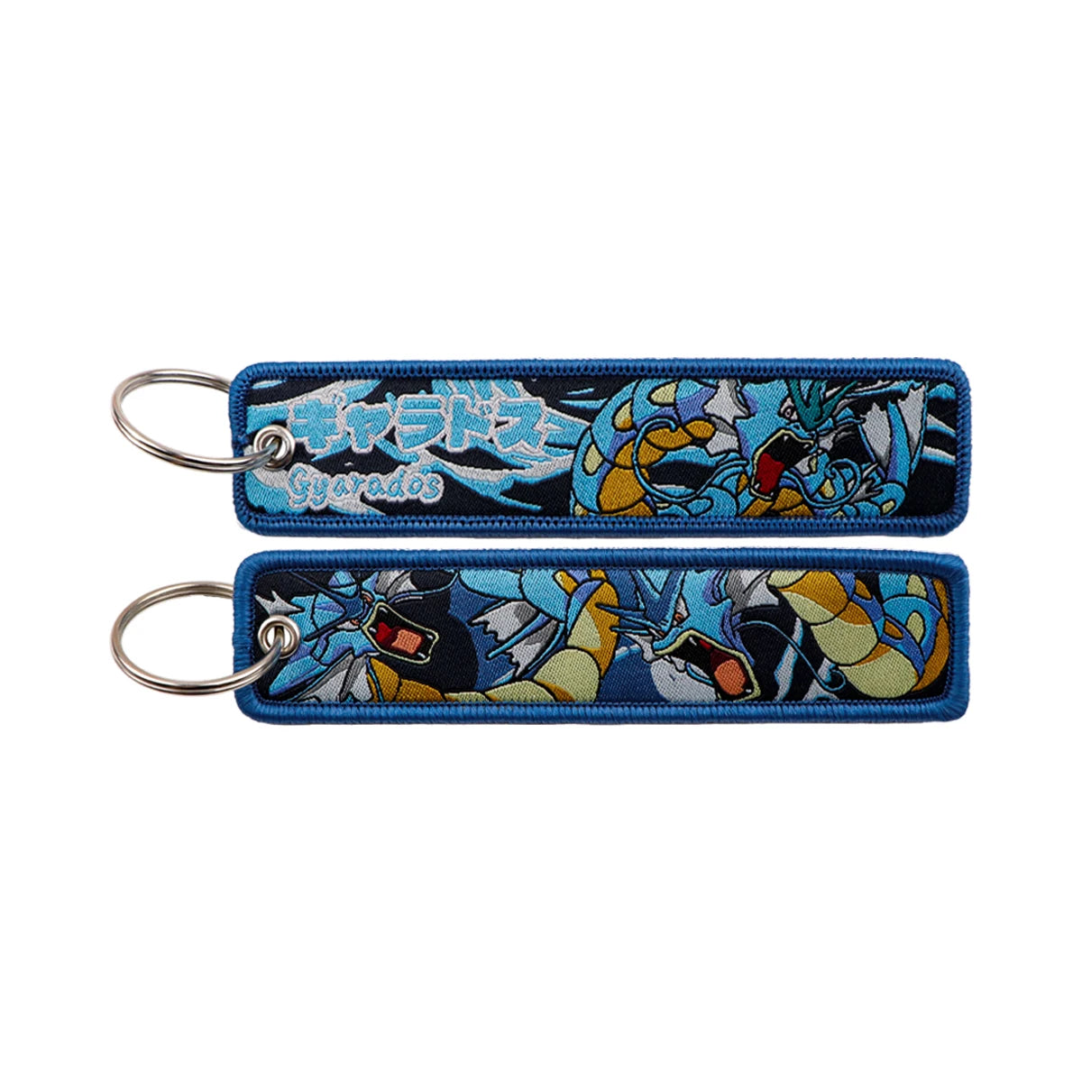 Pokémon Embroidered Keychain – Premium Double-Sided Anime Key Tag