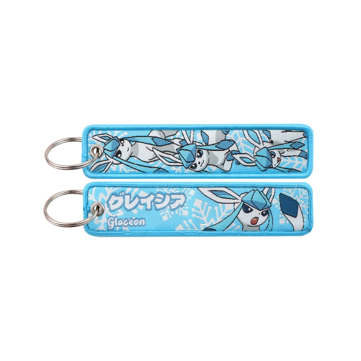 Pokémon Embroidered Keychain – Premium Double-Sided Anime Key Tag