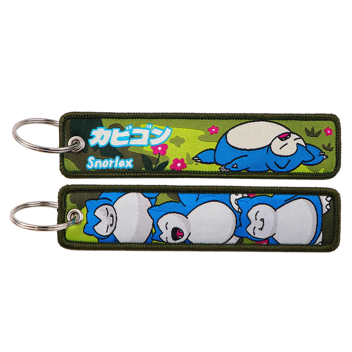 Pokémon Embroidered Keychain – Premium Double-Sided Anime Key Tag