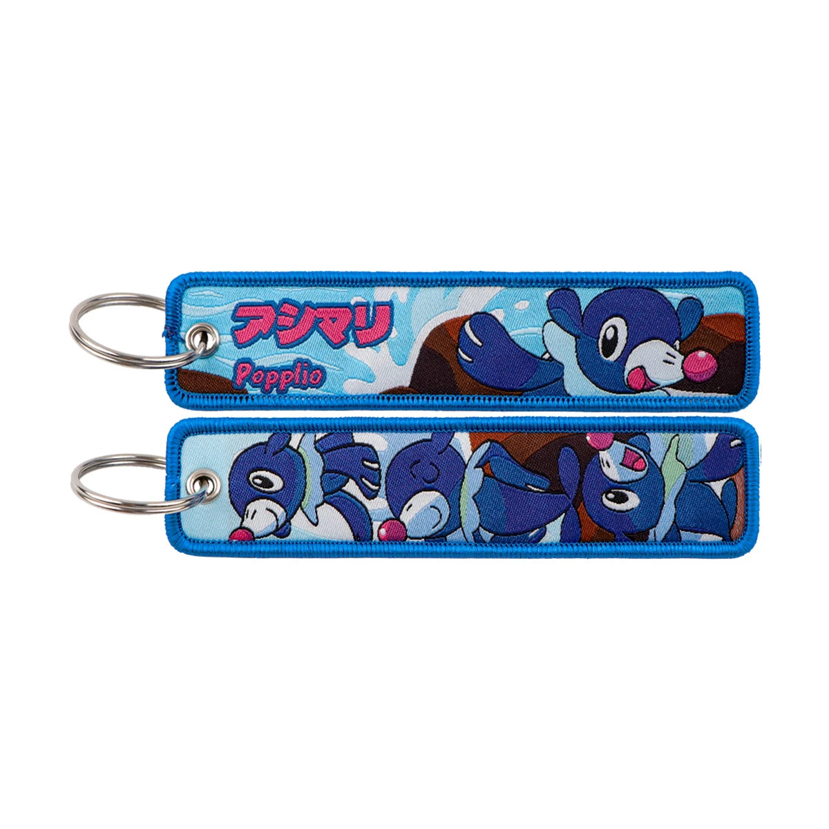 Pokémon Embroidered Keychain – Premium Double-Sided Anime Key Tag