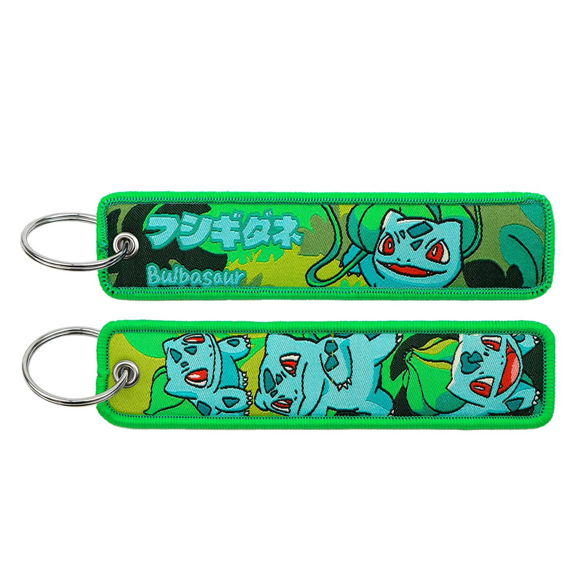 Pokémon Embroidered Keychain – Premium Double-Sided Anime Key Tag