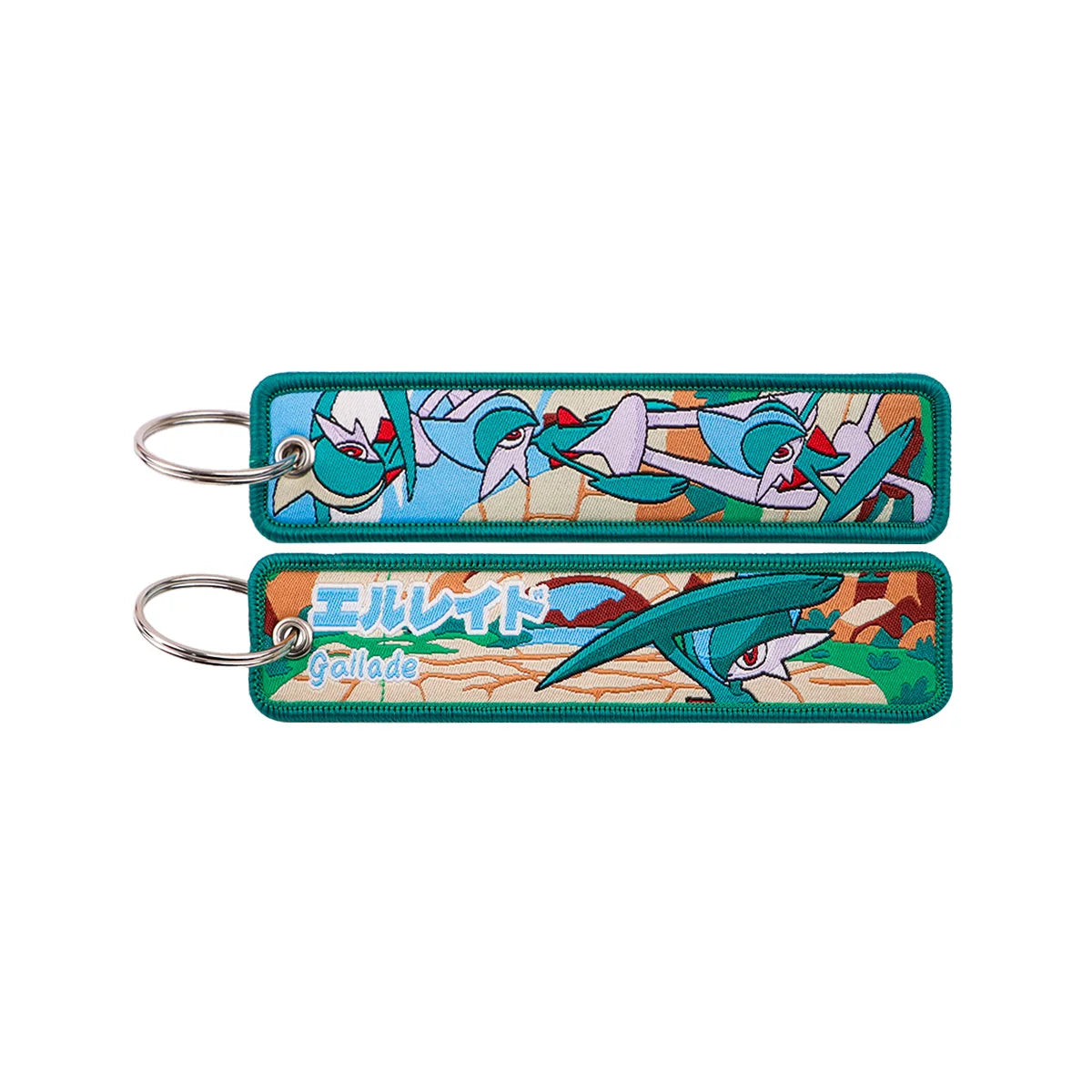 Pokémon Embroidered Keychain – Premium Double-Sided Anime Key Tag