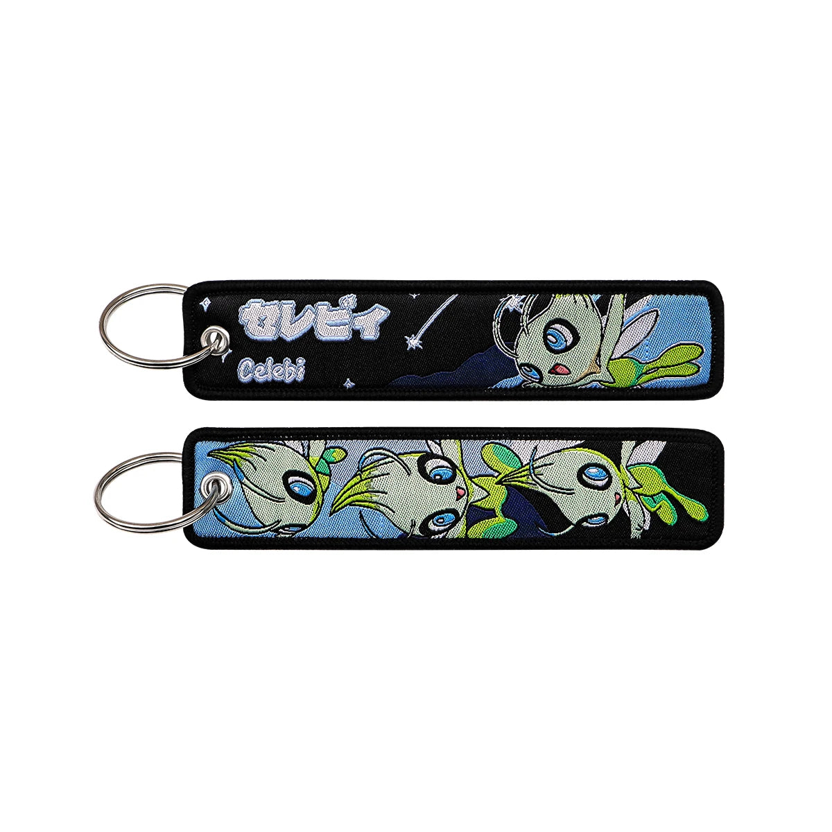 Pokémon Embroidered Keychain – Premium Double-Sided Anime Key Tag