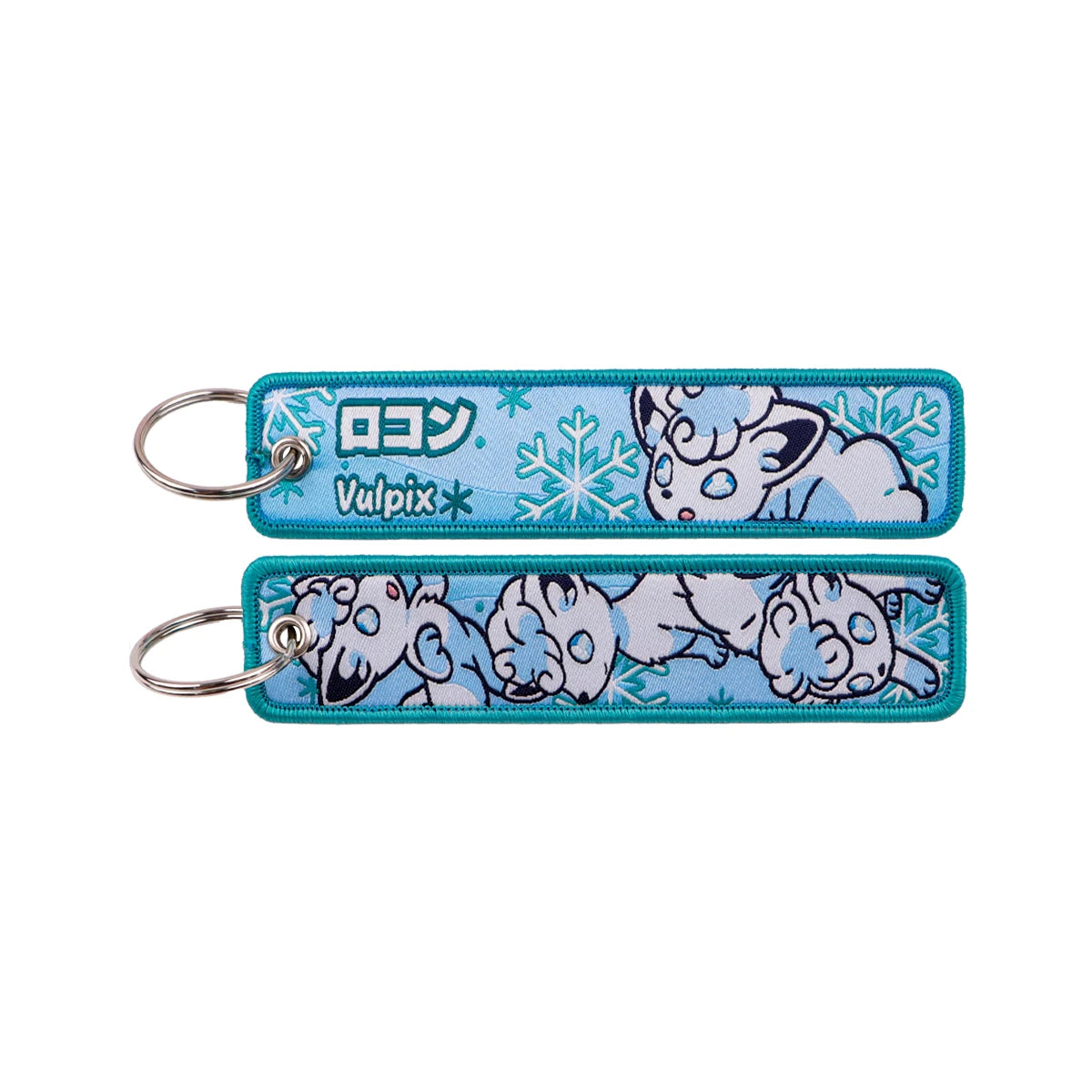 Pokémon Embroidered Keychain – Premium Double-Sided Anime Key Tag